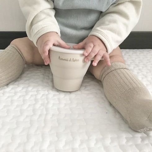 kawaii&born スナックカップ お菓子ケース シリコン製