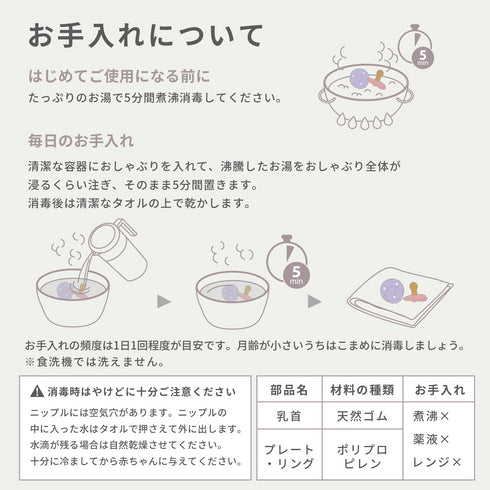 BIBS おしゃぶり2個入 天然ゴム 北欧 サイズ 1 サイズ 2 ビブス