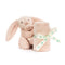 Jellycat Bashful Blush Bunny Soother ピンク ブランケット ぬいぐるみ STH4BLU ジェリーキャット Jellycat Baby
