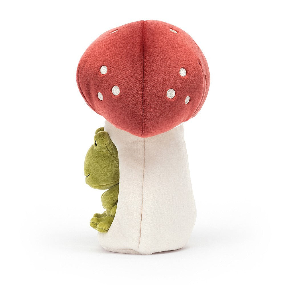 Jellycat Forest Fauna Frog かえる きのこ ぬいぐるみ ジェリー