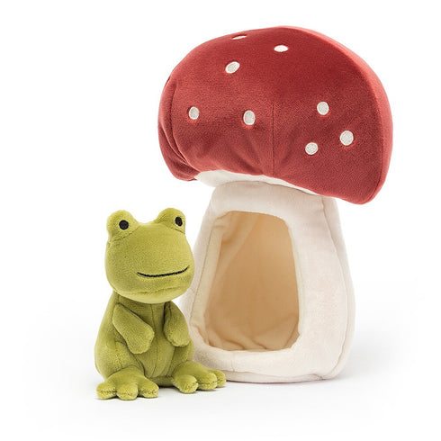 Jellycat Forest Fauna Frog かえる きのこ ぬいぐるみ ジェリーキャット