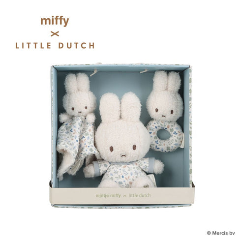 miffy x Little Dutch ギフトボックス 3点セット ミッフィー ラッキーブロッサム / ラッキーリーブス ピンク 水色 リトルダッチ