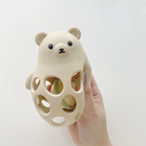 Love my lil ベアラトル Vanilla くま ベビーボール ラブマイリル