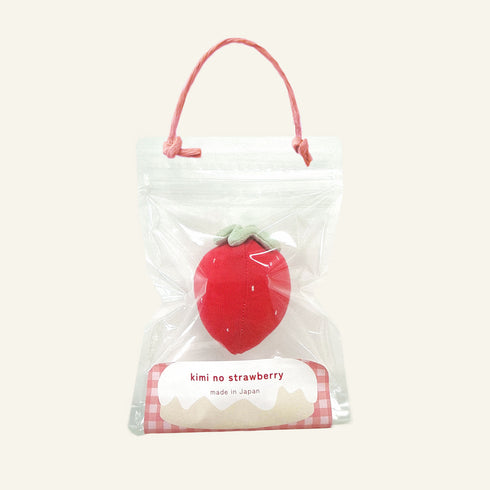 Lien de famille 苺のラトル ベビーおもちゃ いちご K60-167 リヤンドファミーユ