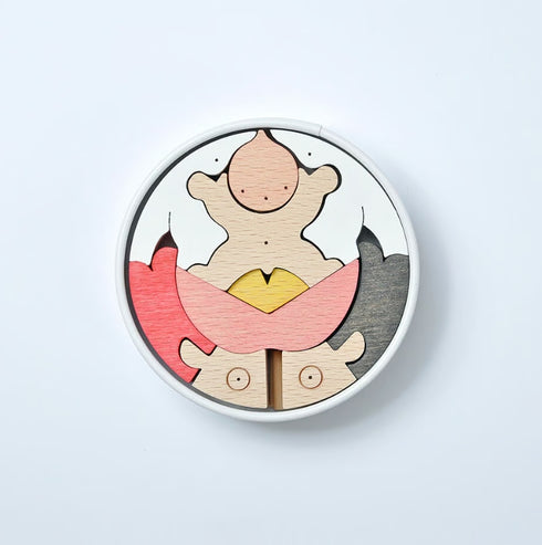 小黒三郎 組み木 五月人形 KK246 里山円武者五段飾り 普通垂幕 木製 つみき こどもの日 男の子の節句 遊プラン