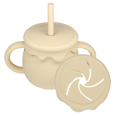 Love my lil 3wayマグ シリコン製 ストローマグ スナックカップ 両手持ちコップ ラブマイリル