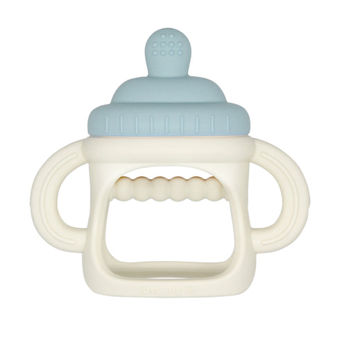 Love my lil 歯がため ミルクボトル ブルー ピンク ラブマイリル