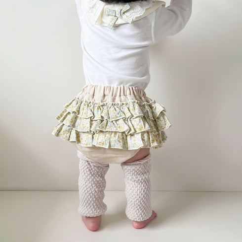 mocmof おめかしギフトセット レース 622-476161 ベビー ブルマ フリル3点セット モクモフ