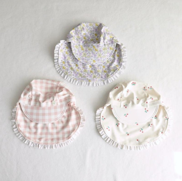 coto cotte 日除け付き スイムキャップ 女の子 722-460055 コトコト