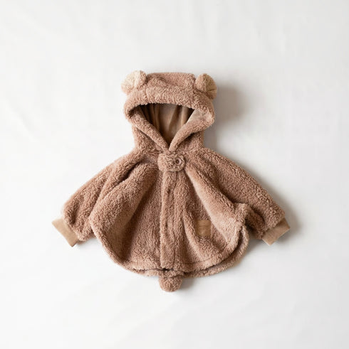 mocmof ぬいぐるみケープ ベビー服 上着 防寒具 70cm 80cm 90cm モクモフ