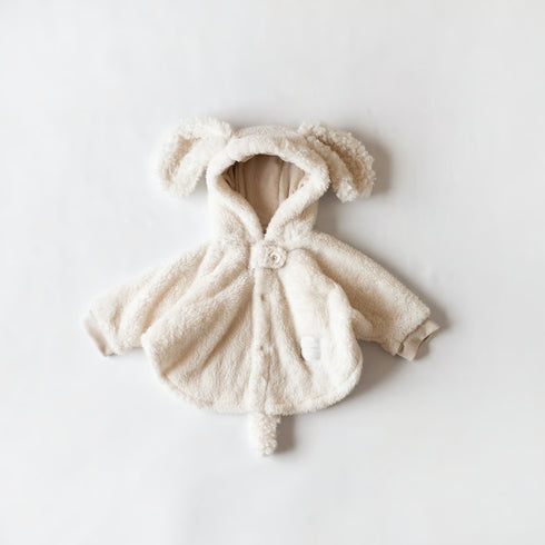 mocmof ぬいぐるみケープ ベビー服 上着 防寒具 70cm 80cm 90cm モクモフ