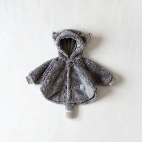 mocmof ぬいぐるみケープ ベビー服 上着 防寒具 70cm 80cm 90cm モクモフ