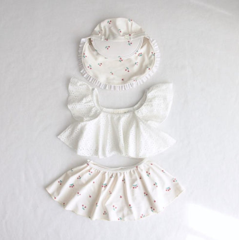 coto cotte 日除け付き スイムキャップ 女の子 722-460055 コトコト