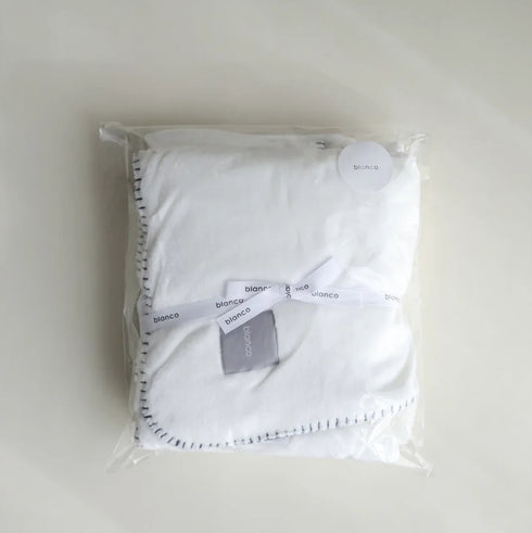 blanco ダブルボアブランケット ベビー double boa blanket ホワイト 無地 ブランコ