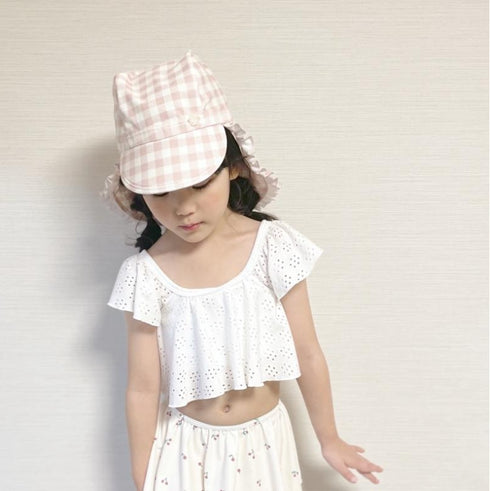 coto cotte 日除け付き スイムキャップ 女の子 722-460055 コトコト