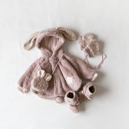 mocmof ぬいぐるみケープ ベビー服 上着 防寒具 70cm 80cm 90cm モクモフ