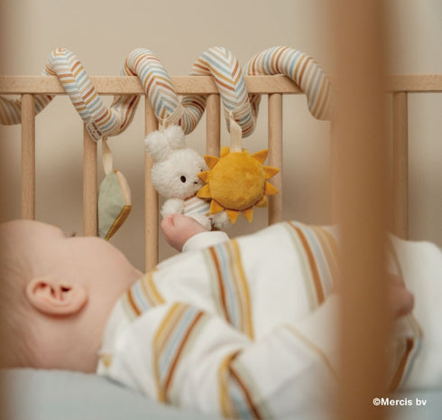 miffy x Little Dutch スパイラルトイ ヴィンテージサニーストライプ 赤ちゃんのおもちゃ ベビーベッド ベビーカー リトルダッチ