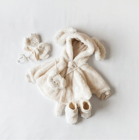 mocmof ぬいぐるみケープ ベビー服 上着 防寒具 70cm 80cm 90cm モクモフ