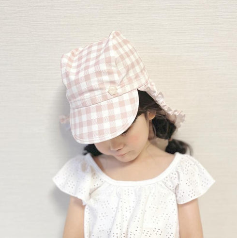 coto cotte 日除け付き スイムキャップ 女の子 722-460055 コトコト