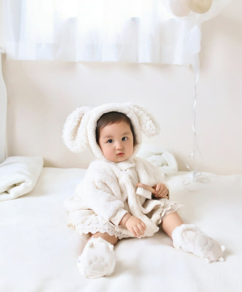 mocmof ぬいぐるみケープ ベビー服 上着 防寒具 70cm 80cm 90cm モクモフ