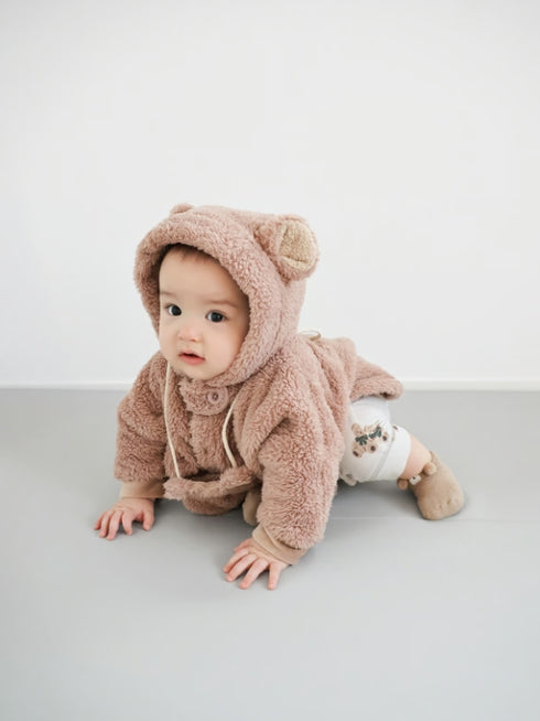 mocmof ぬいぐるみケープ ベビー服 上着 防寒具 70cm 80cm 90cm モクモフ