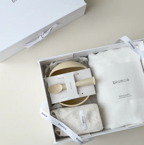 blanco sweet baby ベビーギフトセット BOX付き ブランケット ベビー食器 スタイ ブランコ