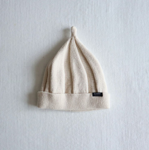 CLOUDY, FINE LATER メレンゲニット帽 とんがり帽子 522-576032 クラウディ ファイン レター