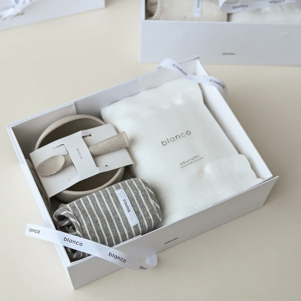 blanco sweet baby ベビーギフトセット BOX付き ブランケット ベビー食器 スタイ ブランコ