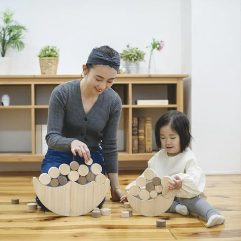 IKONIH ひのきのおもちゃ なみのりバブル SWING BUBBLES アイコニー