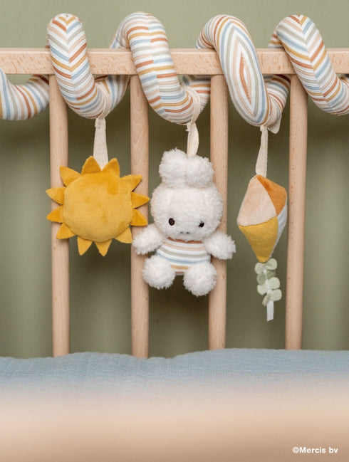 miffy x Little Dutch スパイラルトイ ヴィンテージサニーストライプ 赤ちゃんのおもちゃ ベビーベッド ベビーカー リトルダッチ
