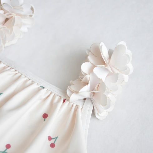 coto cotte お花モチーフ ワンピース 水着 722-460051 キッズ ベビー 80cm 90cm 100cm 110cm 120cm 子供用 女の子 コトコト