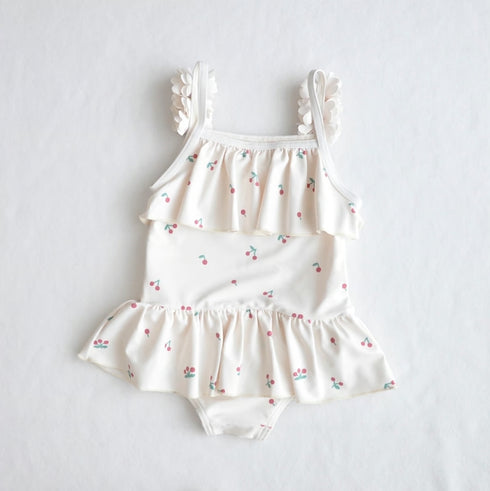 coto cotte お花モチーフ ワンピース 水着 722-460051 キッズ ベビー 80cm 90cm 100cm 110cm 120cm 子供用 女の子 コトコト