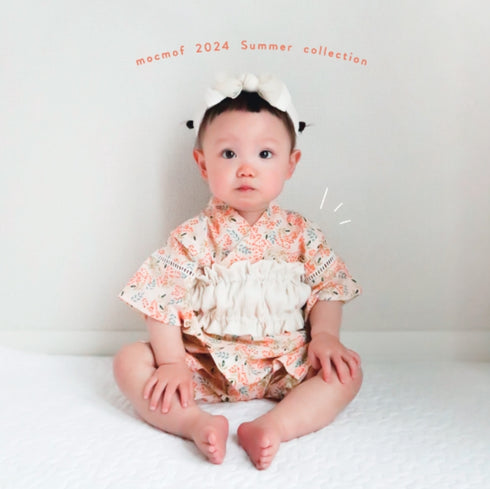 coto cotte お花モチーフ ワンピース 水着 722-460051 キッズ ベビー 80cm 90cm 100cm 110cm 120cm 子供用 女の子 コトコト