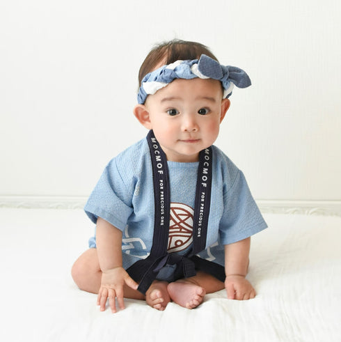 mocmof お祭りはっぴ3P セット 70cm-100cm 622-660075 法被 甚平 夏祭り