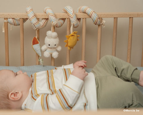 miffy x Little Dutch スパイラルトイ ヴィンテージサニーストライプ 赤ちゃんのおもちゃ ベビーベッド ベビーカー リトルダッチ
