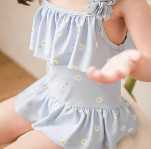 coto cotte お花モチーフ ワンピース 水着 722-460051 キッズ ベビー 80cm 90cm 100cm 110cm 120cm 子供用 女の子 コトコト