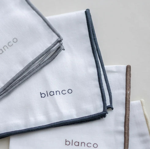 blanco gauze handkerchief 2枚セット ガーゼ ハンカチーフ ベビー 無地 ブランコ
