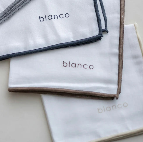 blanco gauze handkerchief 2枚セット ガーゼ ハンカチーフ ベビー 無地 ブランコ