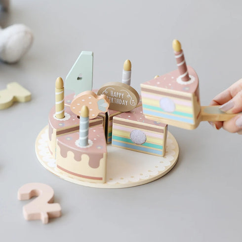 Adnil LAND CUTTING BIRTHDAY CAKE 木製おままごと ケーキ アドニルランド