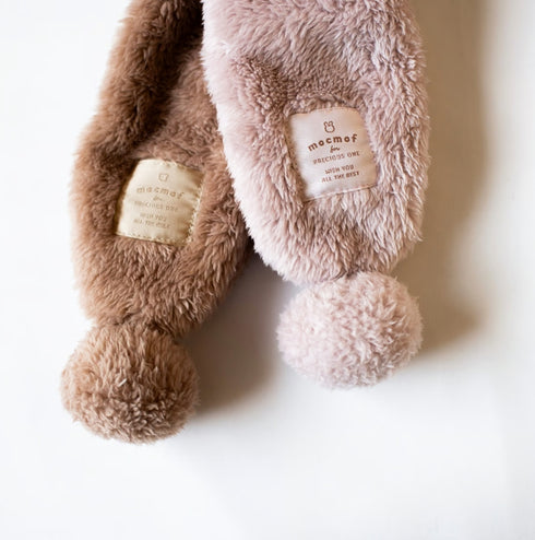 mocmof ぬいぐるみマフラー アニマル どうぶつ キッズ・ベビーマフラー 子供用 モクモフ