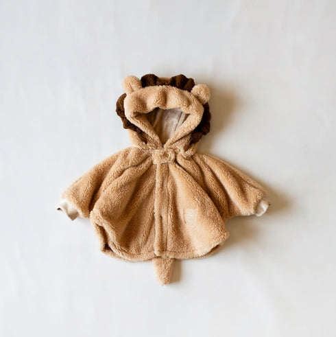 mocmof ぬいぐるみケープ ベビー服 上着 防寒具 70cm 80cm 90cm モクモフ