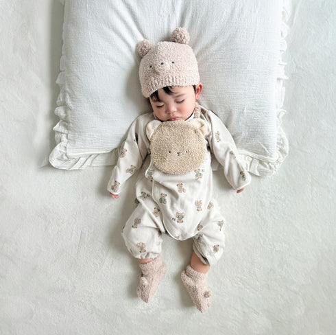 mocmof マシュマロニット アニマルキャップ ベビー帽子 ニット帽 622-470230 モクモフ