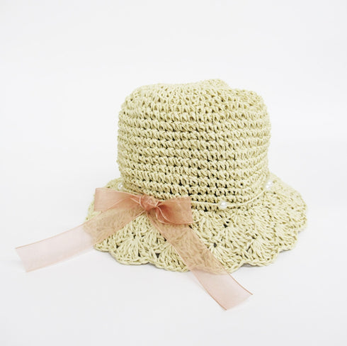 F.O. TOYBOX 折りたたみ ペーパーハット 帽子 48-50cm 女の子 麦わら帽子