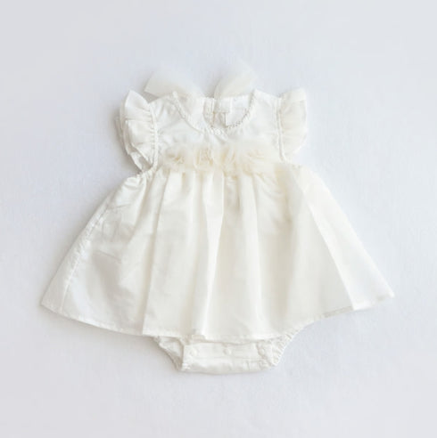 coto cotte シアーコサージュボディドレス ベビードレス ベビー服 722-650001 コトコト