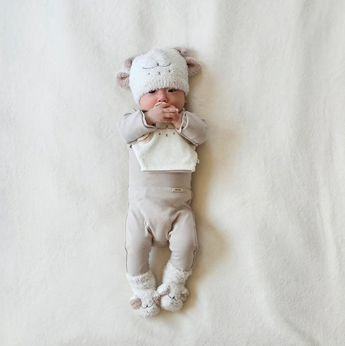 mocmof マシュマロニット アニマルキャップ ベビー帽子 ニット帽 622-470230 モクモフ