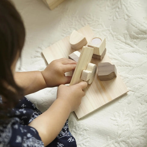 IKONIH ひのきのおもちゃ 食材セット Food set アイコニー