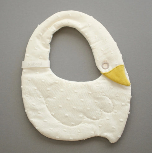 kubomi あひるのスタイ 刺繍タオルセット BOX付き イエローセット 汗取りパット 出産祝い クボミ