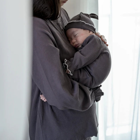 blanco mellow rompers ベビーロンパース 帽子付き 0-3ヶ月