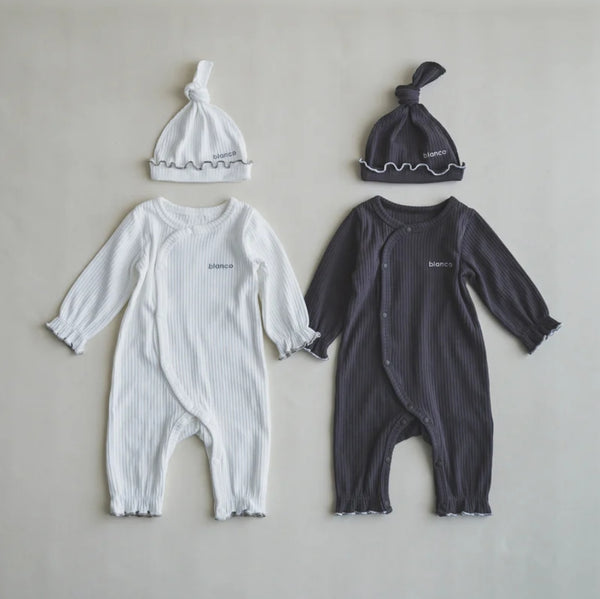 blanco mellow rompers ベビーロンパース 帽子付き ママとお揃い♪ 0-3ヶ月