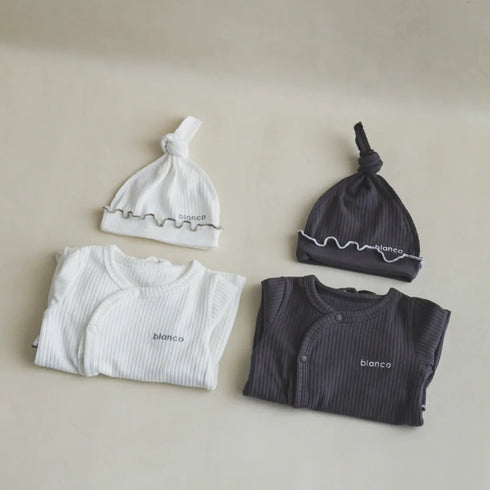 blanco mellow rompers ベビーロンパース 帽子付き ママとお揃い♪ 0-3ヶ月